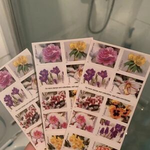 New 50 Book of 1000 Stamps – “Snowy Beauty” – Seasonal Invitation Stamps –